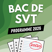 Bac de SVT 2026